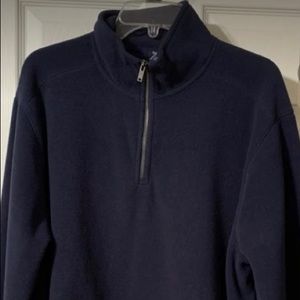 Gap 1/4-zip micro fleece, navy blue, XL